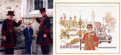 Англия и вышивка. Бифитеры.